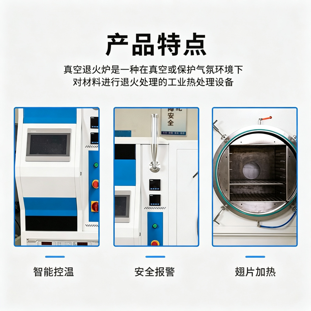 真空退火炉优势与应用场景 不锈钢光亮退火及有色金属除气
